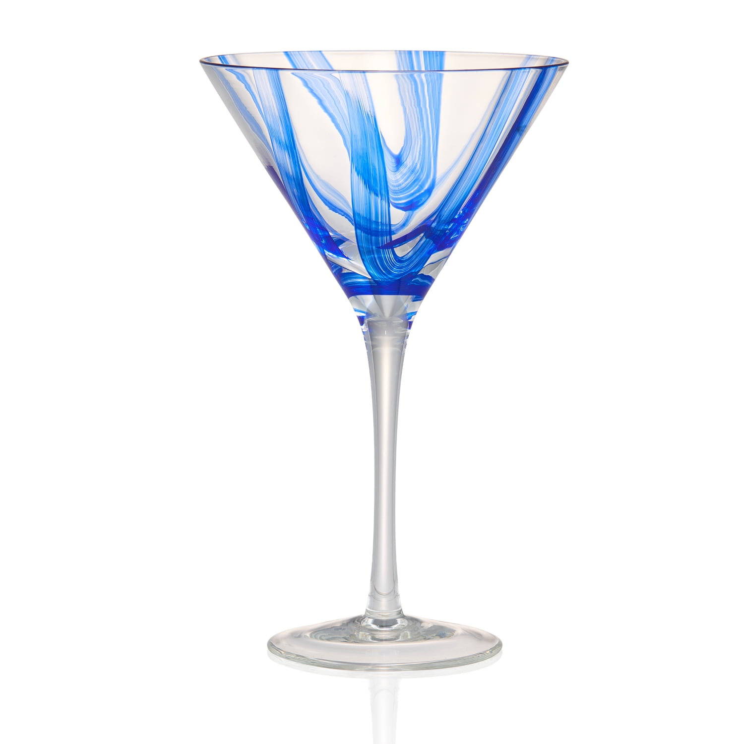 Artland 7 oz Midnight Black Martini Glasses, Set of 4: Martini  Glasses: Wine Glasses