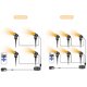 thumbnail image 2 of 6PCS Foco LED para exteriores con control remoto Impermeable IP65 Luz de paisaje de jardín Cálido Blanco Césped Iluminación de patio trasero Lámpara de pie de seguridad para exteriores yeacher Enchufe de EE. UU. 6 uds., 2 of 6