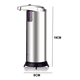 thumbnail image 1 of Dispensador Automático de Jabón, Acero/ABS, Sensor Infrarrojo, Capacidad del Depósito de 250 ML, Ajustes de Flujo de Dosificación, Dispositivo Antigoteo, 1 of 2