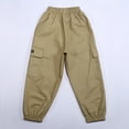thumbnail image 5 of Cargo Pants For Boys Baggy Elastic Waist Jogger Boys Sweat Pants Kids Hiking Pants Boys Summer Outfits, 5 of 7