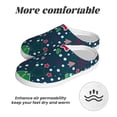 thumbnail image 6 of KLL Christmas Pattern Adult Unisex Cozy Slippers,Fuzzy Slip-on Slippers TPR Sole Slippers Comfort Plush Home Footwear for Indoor & Outdoor-46/47, 6 of 7