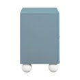thumbnail image 3 of Pemberly Row Handmade Modern / Contemporary Motif Blue Nightstand, 3 of 8