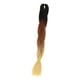 thumbnail image 2 of Extensiones de cabello Kanekalon Jumbo de 24" con efecto degradado (negro, café y rubio) Negro + Café + Rubia, 2 of 9