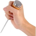 thumbnail image 4 of Stainless Steel Ice Pick with Wooden Handle,Metal Cover Ice Crusher for Kitchen Bar Picnics Camping Restaurant, 4 of 5