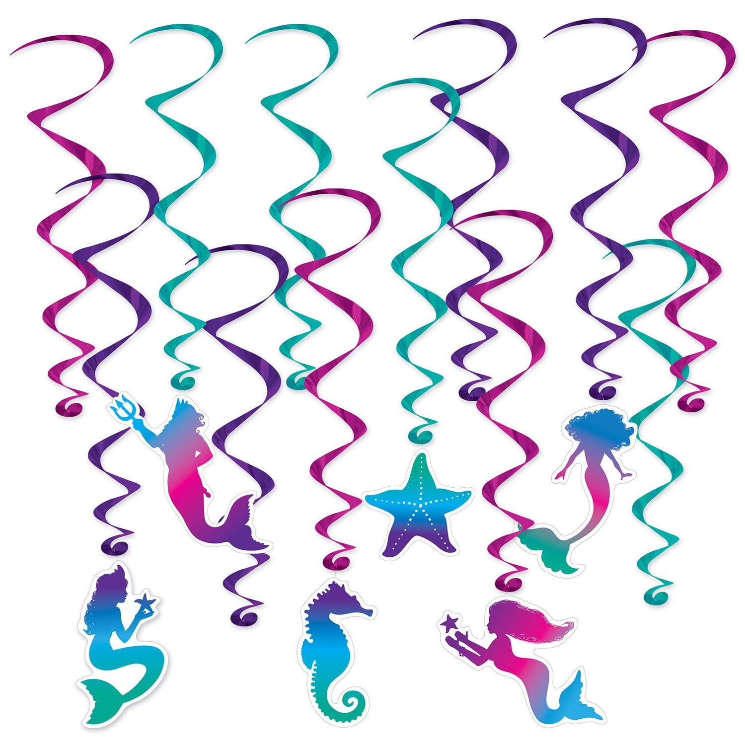 Shark Fish Oyster Great Hanging Mermaid Birthday Decorations with Mermaids Seahorse and Octopus 30 pieces Dolphin Mermaid Party Decorations- Vivid Colourful Under The Sea Party Decorations Shark Fish Oyster Great Hanging Mermaid Birthday Decorations with Mermaids Seahorse and Octopus 30 pieces Dolphin Mermaid Party Decorations- Vivid Colourful Under The Sea Party Decorations