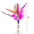 thumbnail image 2 of Cat Teaser Replacement Creative Fake Feather Cat Training Toy Cat Play Toy, 2 of 8