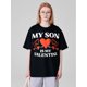 thumbnail image 1 of My Son Is My Valentine Cute Valentines Day Mom Men Women T-ShirtFather's Day, Mother's Day, New YearCamisetas para mujer, lindas camisetas con estampado gráfico, de manga corta, estilo casual, para ve, 1 of 7