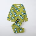 thumbnail image 4 of KYAIGUO 2PCS Kids Toddler Spring Cartoon Sweatshirt Tops Pants Set for Boy Girl Fall Long Sleeve Sweatsuit Drawstring Sweatpants Sets,Size 3-8Y, 4 of 9
