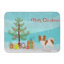 Papillon Christmas Tree Machine Washable Memory Foam Mat