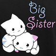 thumbnail image 3 of CafePress - Cute Kitty Big Sister Women's Dark Pajamas - Women's Short Sleeve Print T-Shirt and Pants Dark Cotton Pajama Set, 3 of 7