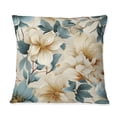 thumbnail image 2 of Designart "Beachy Blue Hydrangea Calm VI" Floral Printed Throw Pillow, 2 of 5