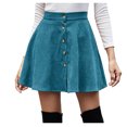 thumbnail image 1 of Vedolay Skirts Women's Asymmetrical Skirt Casual Beach Elastic Waist Mesh Layered Skirts,Blue XL, 1 of 4