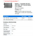 thumbnail image 2 of Radiator 1 - Compatible with 2016 - 2018, 2020 - 2021 Chevy Malibu 2.0L 4-Cylinder 2017, 2 of 2