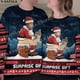 thumbnail image 4 of Suéteres de punto navideños feos con personajes/mascotas personalizados y fotos personalizadas, jerséis de regalo de Navidad, tops para parejas, fiestas, unisex, informales, 8, 4 of 5