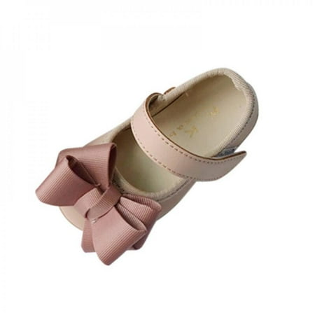 

SweetCandy Princess Girls Bow Spring Flat Single Shoes
