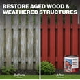 thumbnail image 6 of Evolve Barn & Fence Latext Paint, High Durability and Scratch-Resistant Wood Paint, Barn Red, 1 Gallon, 6 of 10