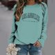 thumbnail image 1 of Puntoco Sudadera de invierno de manga larga con cuello redondo y estampado de letras para mujer Puntoco Puntoco-9059, 1 of 4