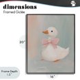 thumbnail image 4 of Stupell Industries Cottage Duckling Portrait with Bow Black Framed Giclee Art, 16 x 20, by The Prints Vibe, 4 of 8