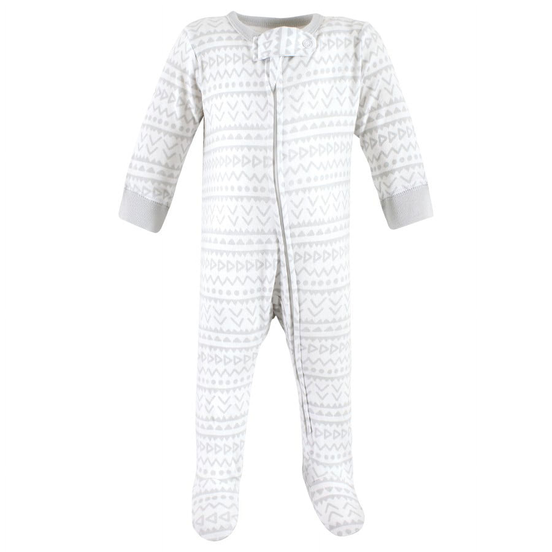 Touched by Nature Infant Girl Organic Cotton Sleep and Play, Girl Endangered Safari, Preemie