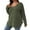 Army Green, variant on Women Plus Size Fitted Sweaters Fall Winter 2024 Cute Pullover V Neck Knit Sweater Long Sleeve Basic Tops Shirt Jumper