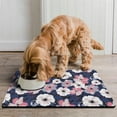 thumbnail image 2 of Botanical Dog Feeding Mat - Tropical Print, Waterproof Pet Bowl Mat Durable, 2 of 5