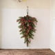 thumbnail image 2 of Decoración colgante de pared verde al revés - Decoración navideña de frutas rojas verdes, 2 of 10