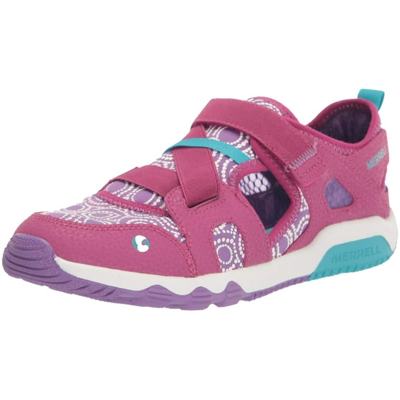 Merrell Hydro Free Roam Monarch Chroma Sandal, Fuchsia, 2 US Unisex Big Kid