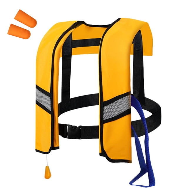 Chalecos Inflables Manuales para Pesca Al Aire Libre para Adultos, Expandibles y Manuales.