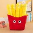 thumbnail image 2 of Juguetes de peluche creativos de simulación de papas fritas, almohada de peluche, decoración de festival, cojín de sofá, regalo de cumpleaños, 30 cm, 2 of 6