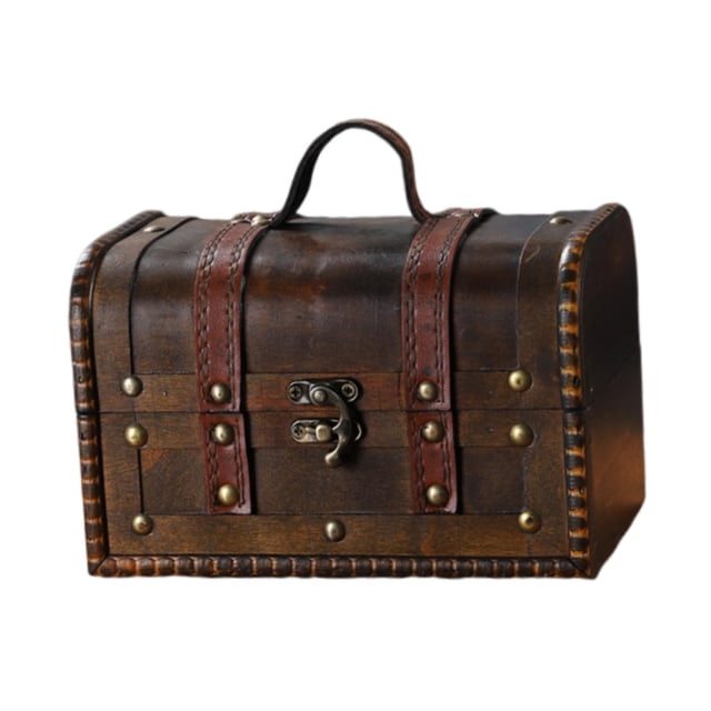 Caja organizadora de joyas de madera, , soporte para guardar anillos, baratijas y pendientes para cumpleaños, novias y niñas.