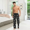 thumbnail image 7 of FREEAMG Elegant Cat Pajama Pants for Men, Men's Separate Bottoms, Pure Cotton Comfortable Lounge Pants for Men（79）, 7 of 7