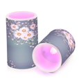 thumbnail image 2 of ALAZA Daisy Floral Art Pattern 2 PCs LED Flickering Flameless Candles with Remote Timer Battery Operated Candle, 2 of 7