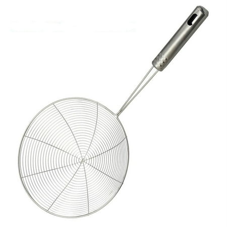 

HLONK Solid Spider Strainer Skimmer Ladle Stainless Steel Kitchen Utensil Tool French Fries Fish Frying Utensil