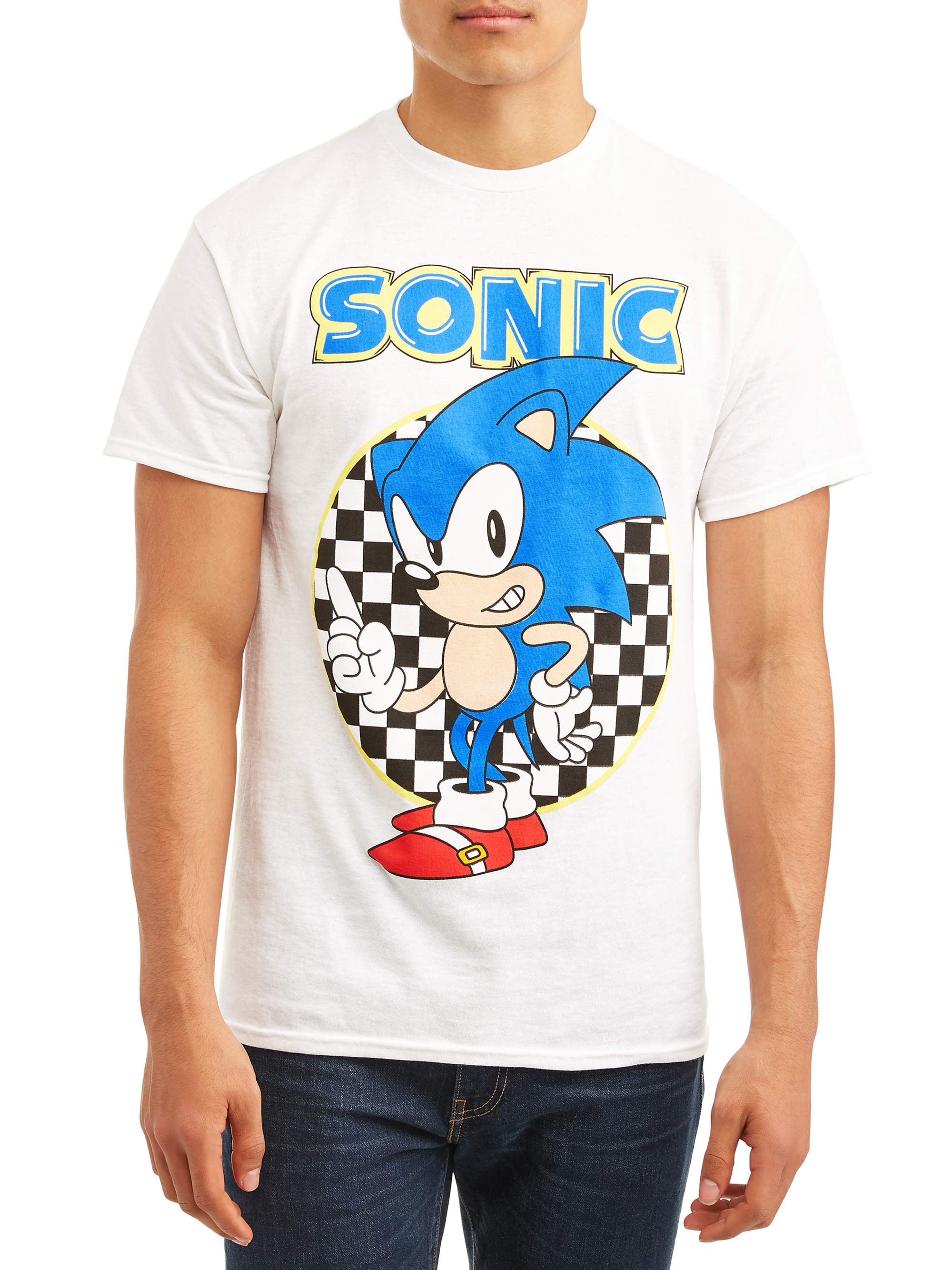 À manches courtes T-shirt Sonic The Hedgehog Motif 3D Pour homme Unisexe