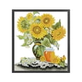 thumbnail image 2 of Hilo de bordar Parcial Eco-algodón 14CT Estampado Girasol Punto de Cruz (J591) Hugtrwg Para estrenar, 2 of 9