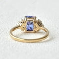 thumbnail image 3 of Vintage Octagon Alexandrite and Pearl Engagement Ring Yellow Gold Ring For Women June Birthstone Anniversary Promise Ring For Women, 3 of 3