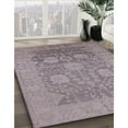 thumbnail image 3 of Ahgly Company Machine Washable Indoor Rectangle Industrial Modern Rose Dust Purple Area Rugs, 8' x 10', 3 of 7