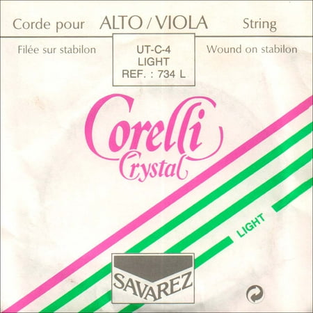 Saverez Corelli Crystal up to 16.5” Viola C String - Light Gauge - Tungsten Wound Stabilon