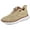 Beige, variant on SUYSTEX Men's Casual Dress Sneakers Oxfords Business Mesh Breathable Oxford Dress Shoes Hands Free Slip-On Sneakers Walking Shoes Tennis Comfortable
