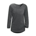 thumbnail image 3 of Sweaters for Women 2025 Fall Winter Long Sleeve Crewneck Fuzzy Tunic Sweater Jumper Top Womens Pullover Sweaters, 3 of 5