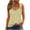 Yellow, variant on Njagoc3 Womens Sleeveless Tiered Hem Tank Top, Square Neck, Flowy Fit, Summer Beach & Party Wear