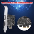 thumbnail image 2 of Jinnoda PCI-E PCIe to 2 Ports SATA IDE eSATA Expansion RAID Controller Cards JMB363, 2 of 9