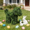 thumbnail image 4 of Poodle Puppy Topiary Trees Artificial Boxwood Topiary Trees Outdoor Indoor Realistic Faux Shrubs Plants Fake Trees for Home Offices Porch Backyard Balcony Garden Decor, 4 of 6