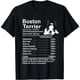 thumbnail image 1 of Datos Divertidos de Boston Terrier Nutrición Regalo para Mamá de Boston Terrier Playera, 1 of 7