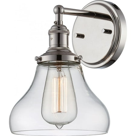 

Nuvo Lighting 60/5413 Vintage 1 Light 9-3/4 Tall Wall Sconce - Nickel
