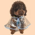 thumbnail image 6 of Transparent Pet Rainwear Coat for Small Dogs and Puppies Comfortable Outdoor Walking Gear with Secure Hook Loop Fastener, 6 of 9