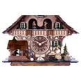 thumbnail image 4 of Musical Black Forest Cuckoo Clock with Dancers, Waterwheel, and Beer Drinker, 4 of 4