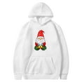 thumbnail image 4 of Makaor Cute Sweatshirts for Women Christmas Pockets Hooded Tops Tunic Santa Graphic Long Sleeve Pullover Tees Fleece Cute Fall Winter Clothes, 4 of 4