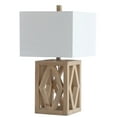 thumbnail image 5 of Safavieh Turner Geometric 24.5 in. H Table Lamp, Brown, Set of 2, 5 of 7