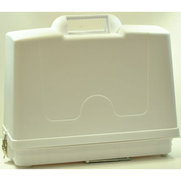 Generic Plastic Sewing Machine Case White